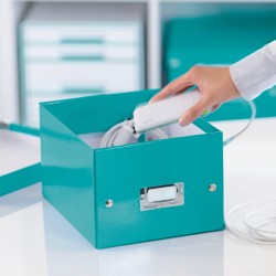 Pudło uniwersalne Leitz C&S A5 WOW, turkusowe