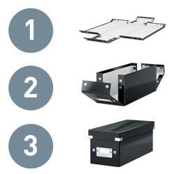 Pudło uniwersalne Leitz C&S A4 WOW, żółte