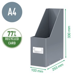 Pudło na czasopisma Leitz C&S WOW, żółte