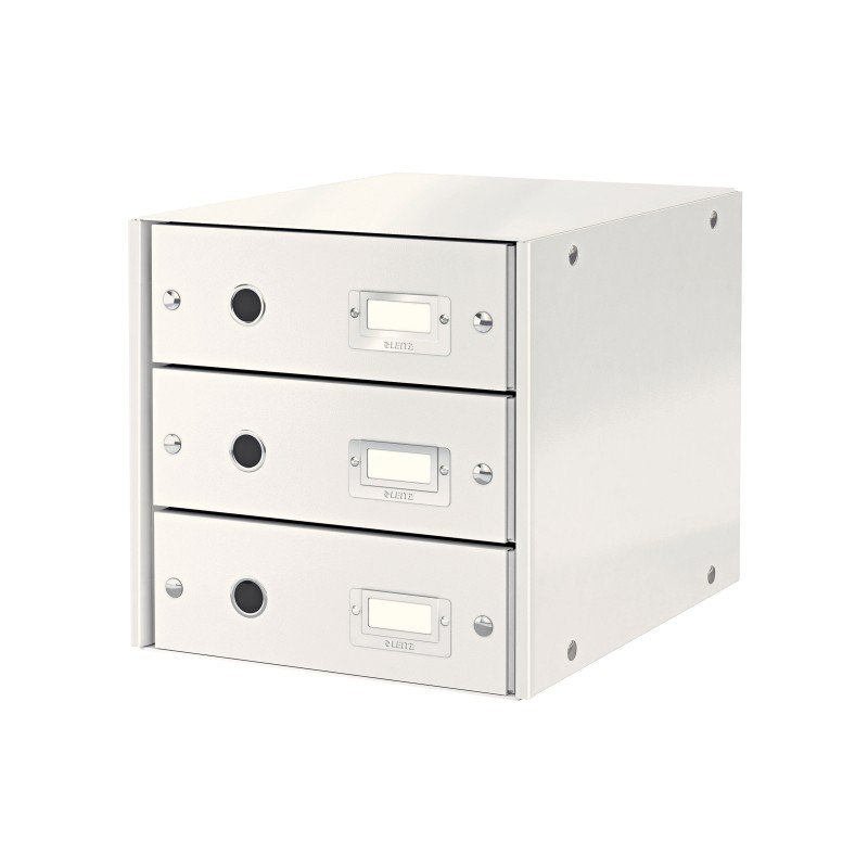 Pojemnik z 3 szufladami Leitz WOW C&S, biały