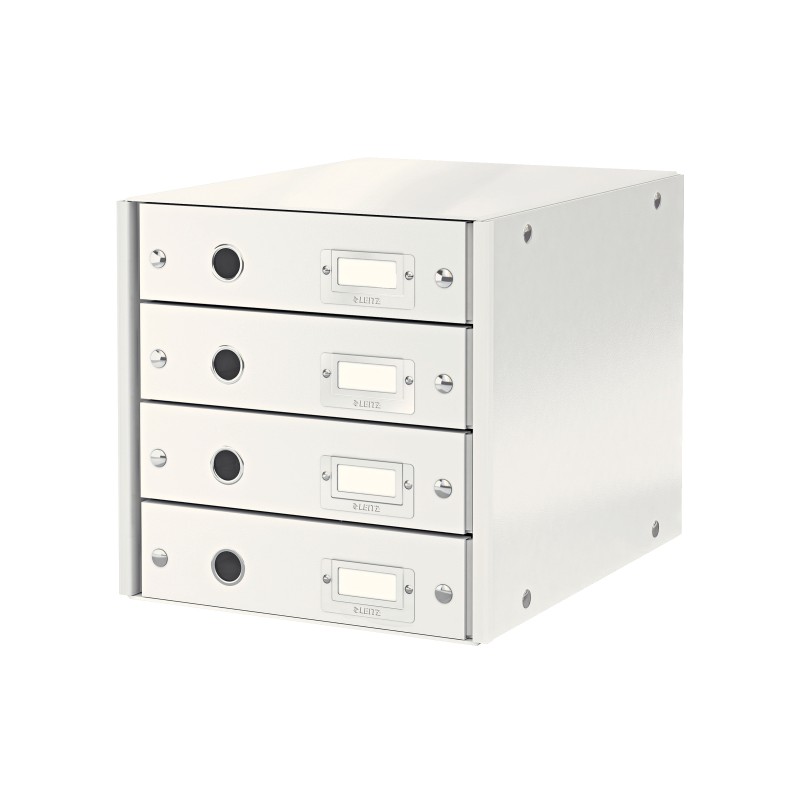 Pojemnik z 4 szufladami Leitz WOW C&S, biały