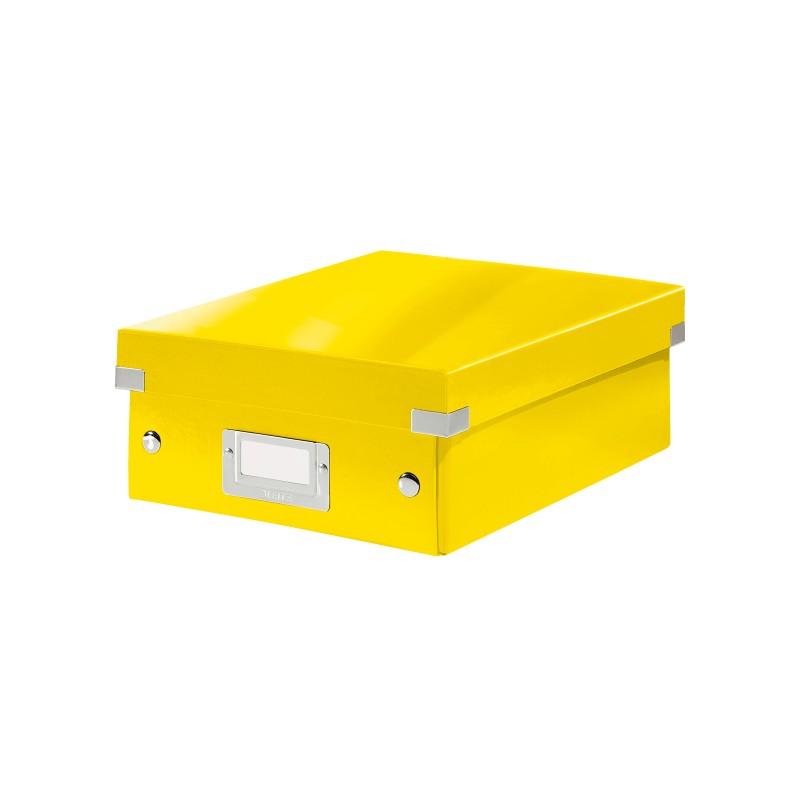 Pudło z przegródkami Leitz C&S WOW, małe, żółty