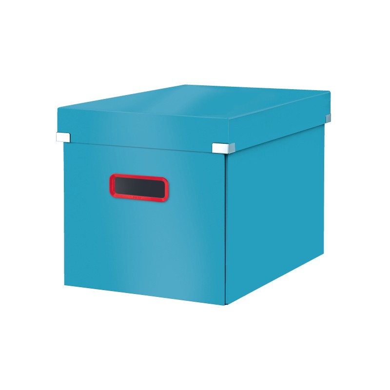 Pudełko do przechowywania Leitz C&S Cosy, duże, rozmiar L, niebieskie