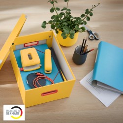 Pudełko do przechowywania Leitz C&S Cosy, średnie, żółte