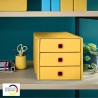 Pojemnik z 3 szufladami Leitz C&S Cosy, żółty