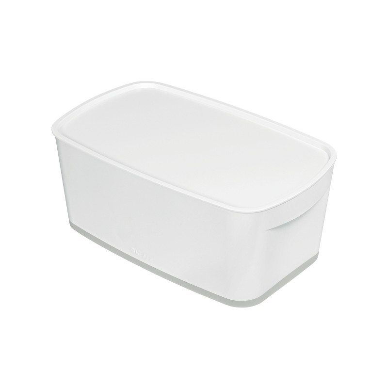 MyBox mały z pokrywką Leitz WOW, biały