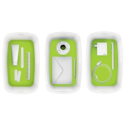 MyBox mały z pokrywką Leitz WOW, zielony