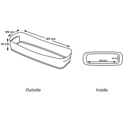 MyBox Organizer podłużny Leitz WOW, biały