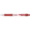 Długopis automatyczny żelowy DONAU z wodoodpornym tuszem 0,5mm, czerwony