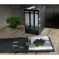 Segregator 180 Recycle A4 80 mm, czarny