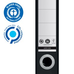 Segregator 180 Recycle A4 50 mm, czarny