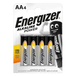 Bateria ENERGIZER Alkaline Power, AA, LR6, 1,5V, 4szt.