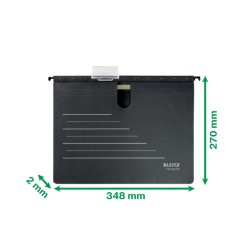 Skoroszyt zwieszany Alpha Recycle, czarny