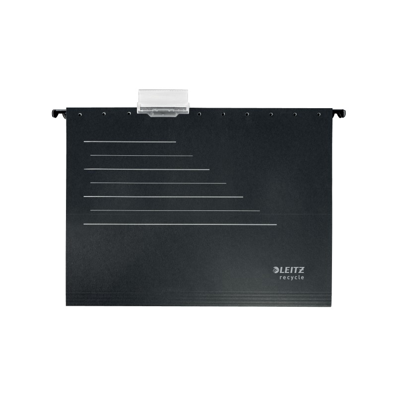 Teczki zawieszane Alpha Recycle, czarny