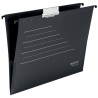 Teczki zawieszane z boczkam Alpha Recycle, czarny