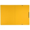 Teczka kartonowa z gumką Recycle A4, żółty