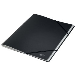 Teczka segregująca Recycle A4 6 przekładek, czarna