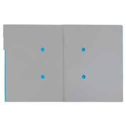 Teczka segregująca Recycle A4 6 przekładek, niebieska