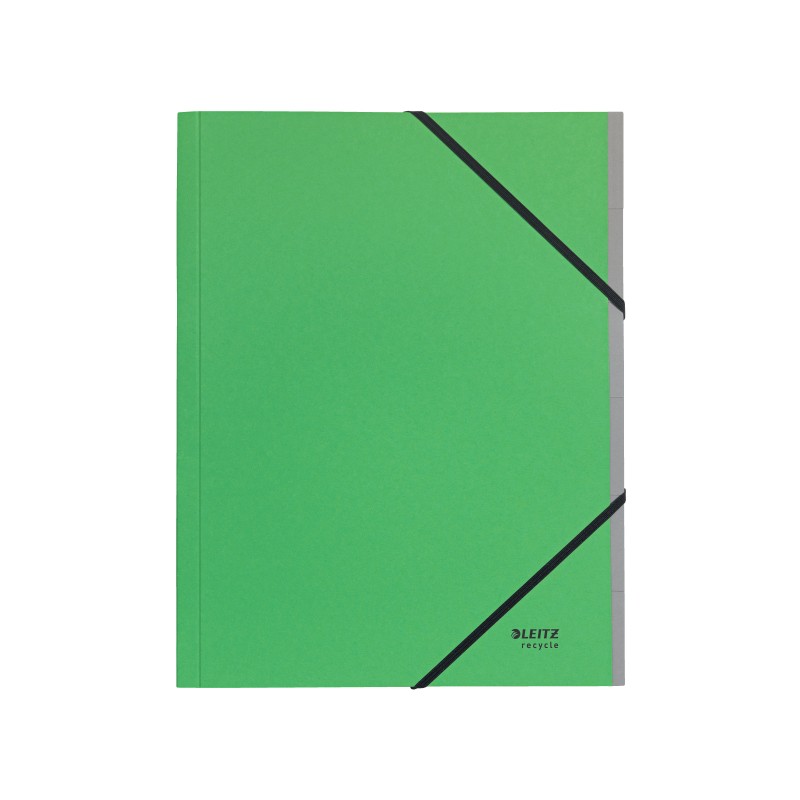 Teczka segregująca Recycle A4 6 przekładek, zielona
