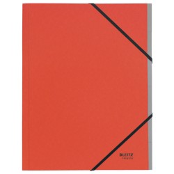 Teczka segregująca Recycle A4 6 przekładek, czerwona