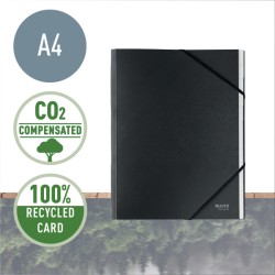 Teczka segregująca Recycle A4 12 przekładek, czarna