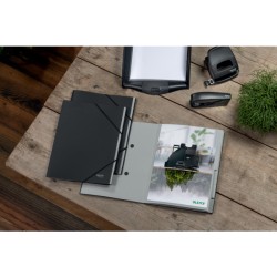 Teczka segregująca Recycle A4 12 przekładek, czarna