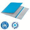 Teczka segregująca Recycle A4 12 przekładek, niebieska