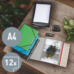 Teczka segregująca Recycle A4 12 przekładek, zielona