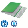 Teczka segregująca Recycle A4 12 przekładek, zielona