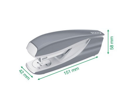 Zszywacz średni metalowy Leitz WOW, zielony, 10 lat gwarancji, 30 kartek
