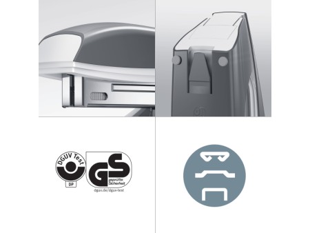 Zszywacz średni metalowy Leitz WOW, zielony, 10 lat gwarancji, 30 kartek