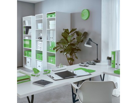 Zszywacz średni metalowy Leitz WOW, zielony, 10 lat gwarancji, 30 kartek