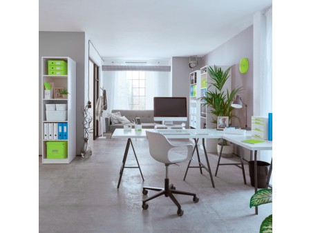 Zszywacz średni metalowy Leitz WOW, zielony, 10 lat gwarancji, 30 kartek