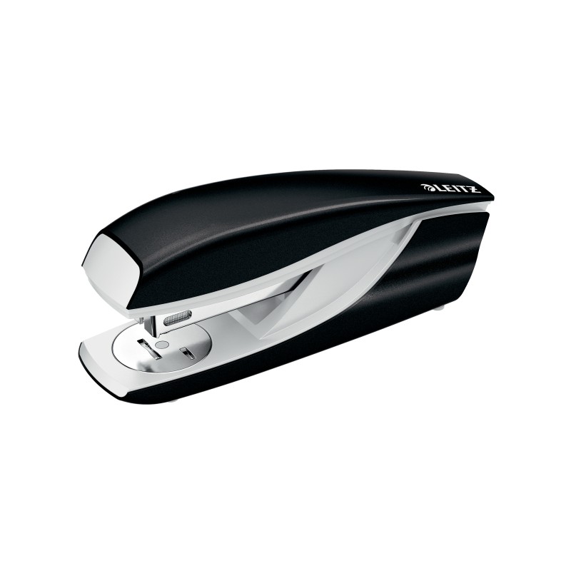 Zszywacz średni metalowy Leitz WOW, czarny, 10 lat gwarancji, 30 kartek