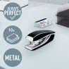 Zszywacz Mini metalowy Leitz WOW, czarny, 10 lat gwarancji, 10 kartek