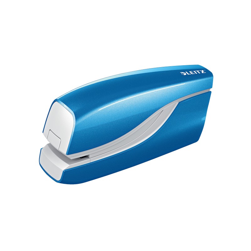 Zszywacz elektryczny na baterie WOW, niebieski, 3 lata gwarancji, 10 kartek