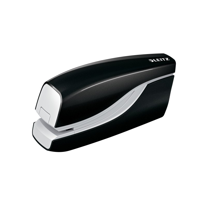 Zszywacz elektryczny na baterie WOW, czarny, 3 lata gwarancji, 10 kartek