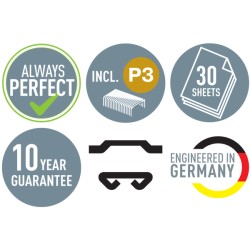 Zszywacz Leitz Cosy, niebieski, 30 kartek, 10 lat gwarancji