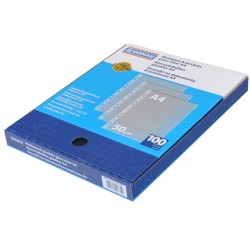 Koszulki na dokumenty DONAU, PP, A4, krystal, 50mikr., 100szt., w pudełku