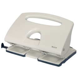 Dziurkacz podwójny Leitz, szary, 10 lat gwarancji, 40 kartek