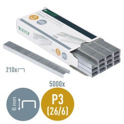 Zszywki Leitz galwanizowane, 26/6