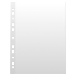 Koszulki na dokumenty DONAU, PP, A4, krystal, 50mikr., 100szt., w pudełku