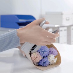 Zszywacz nożycowy Leitz, metaliczny srebrny (24/6, 24/8), 10 lat gwarancji, 40 kartek