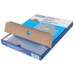 Koszulki na dokumenty DONAU, PP, A4, krystal, 50mikr., 100szt., w pudełku