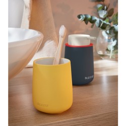 Kubek na długopisy Leitz Cosy, żółty