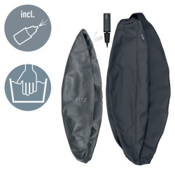 Piłka do siedzenia Leitz Ergo, 55cm, z zabezpieczeniem przed niekontrolowanym toczeniem się, ciemnoszara