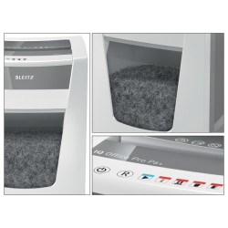 Niszczarka Leitz IQ Office Pro, P6+, 5 kartek, 30 l kosz