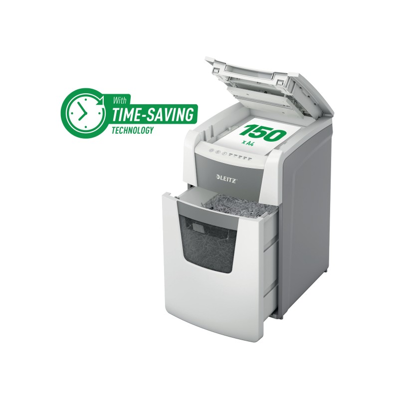 Niszczarka Leitz IQ AutoFeed 150, P4, 150 kartek, 44 l kosz