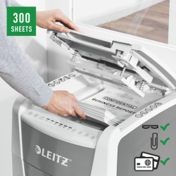 Niszczarka Leitz IQ AutoFeed 300, P4, 300 kartek, 60 l kosz