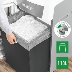 Niszczarka Leitz IQ AutoFeed 600, P4, 600 kartek, 110 l kosz